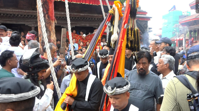 काठमाडौं उपत्यकासहित देशका विभिन्न स्थानमा हर्षोल्लासका साथ इन्द्रजात्रा मनाइँदै
