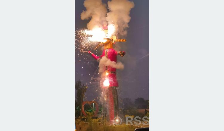 मैथिल परम्पराको रावणवध उत्सव सम्पन्न