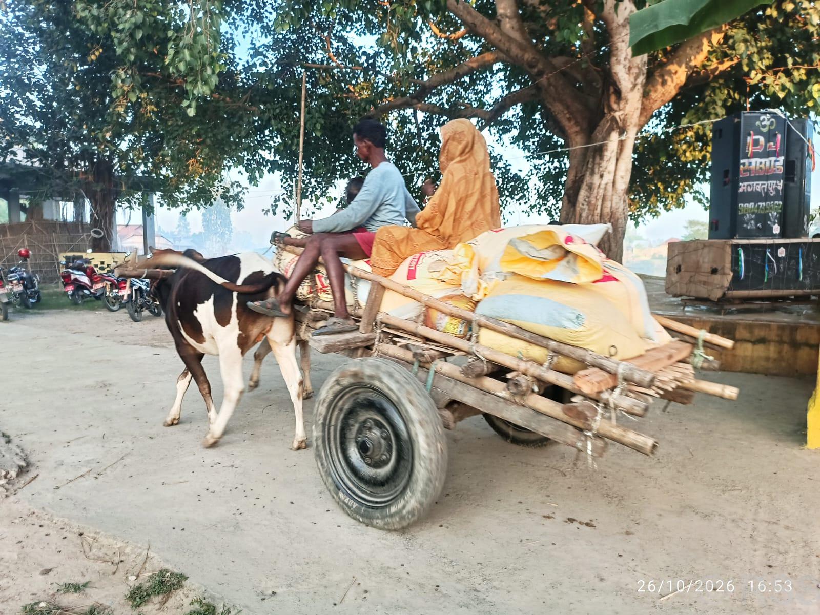 कृषि उत्पादन ओसार्न अझै पनि गाडाकै भर