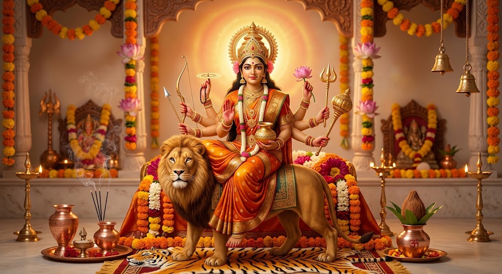 बडादशैंको चौथो दिन आज कुष्माण्डा देवीको पूजा आराधना गरिँदै