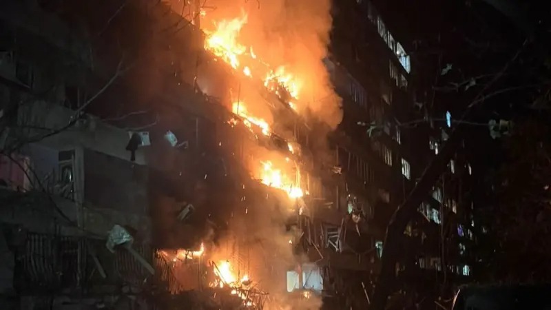 युक्रेनमा ६ लाख नागरिक बिजुलीविहीन