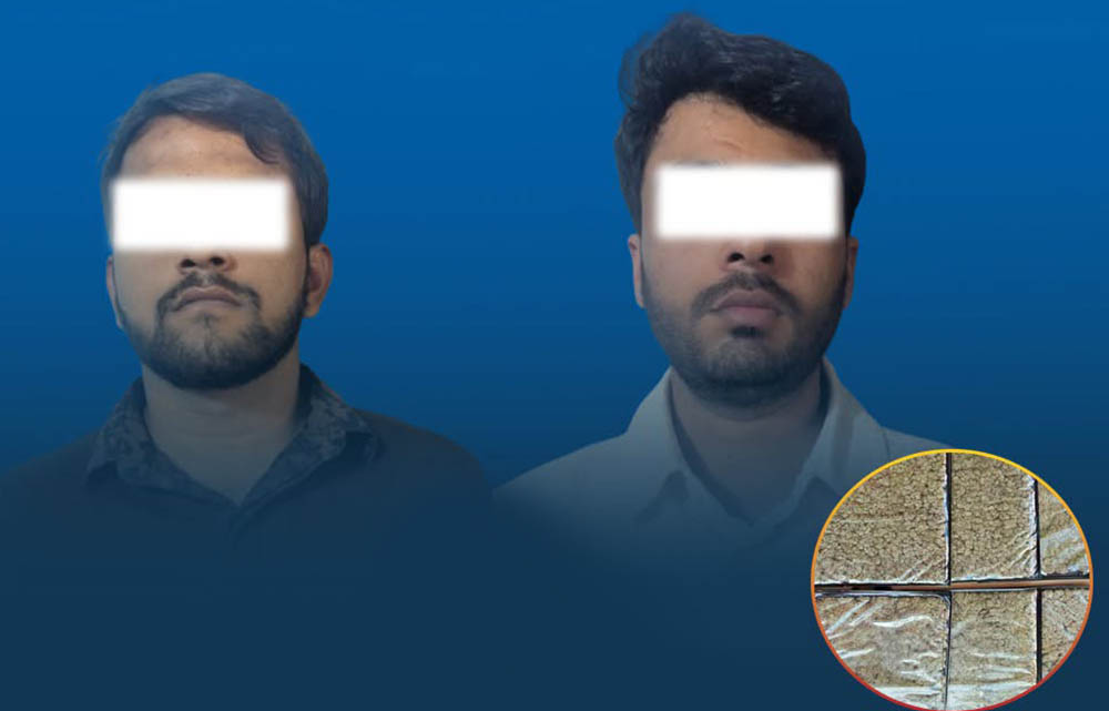 अमेरिकाबाट कुरियरमार्फत आएको गाँजासहित दुई भारतीय पक्राउ