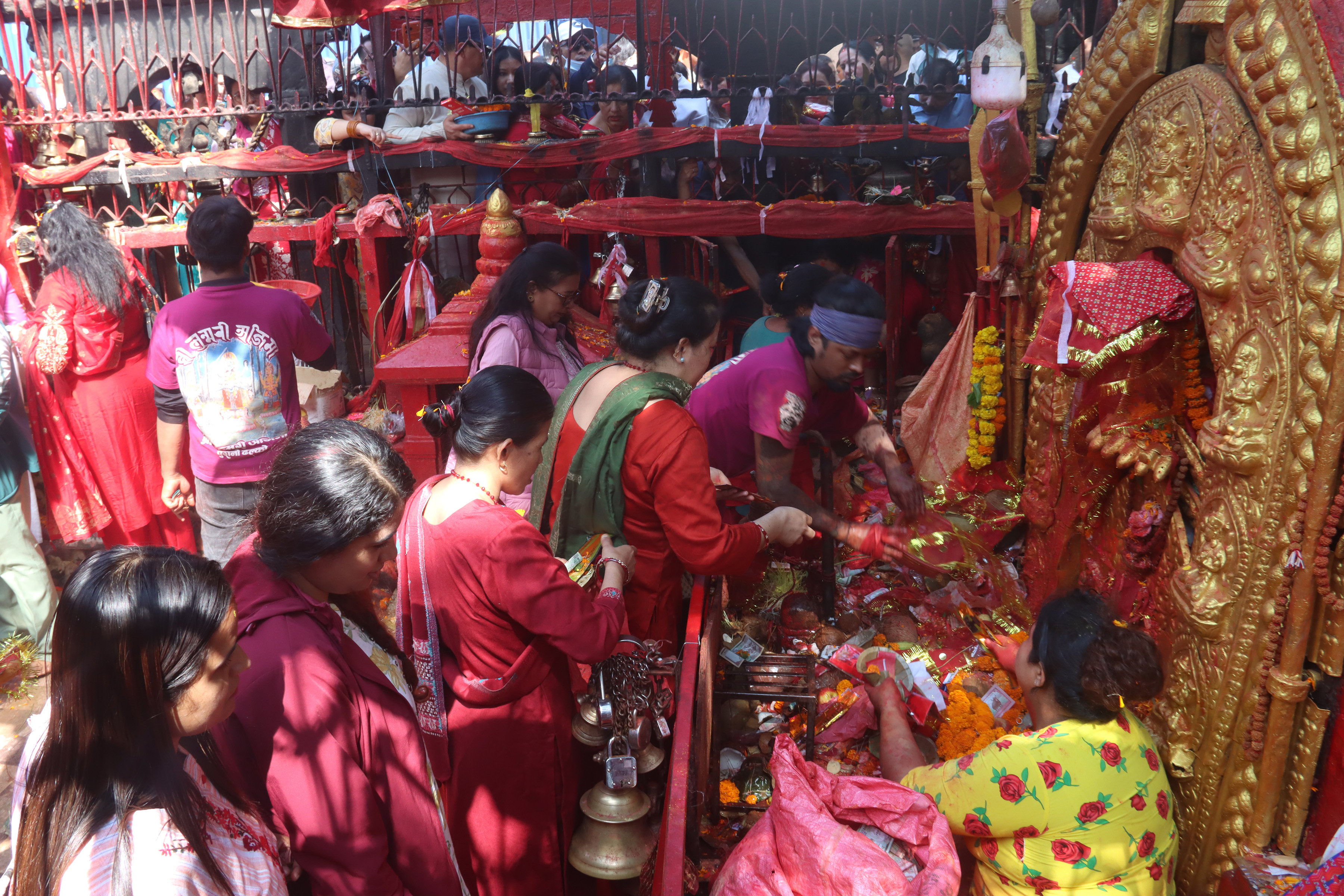 नवरात्रको अन्तिम दिनः सिद्धिदात्री देवीको विधिपूर्वक विशेष पूजाआराधना