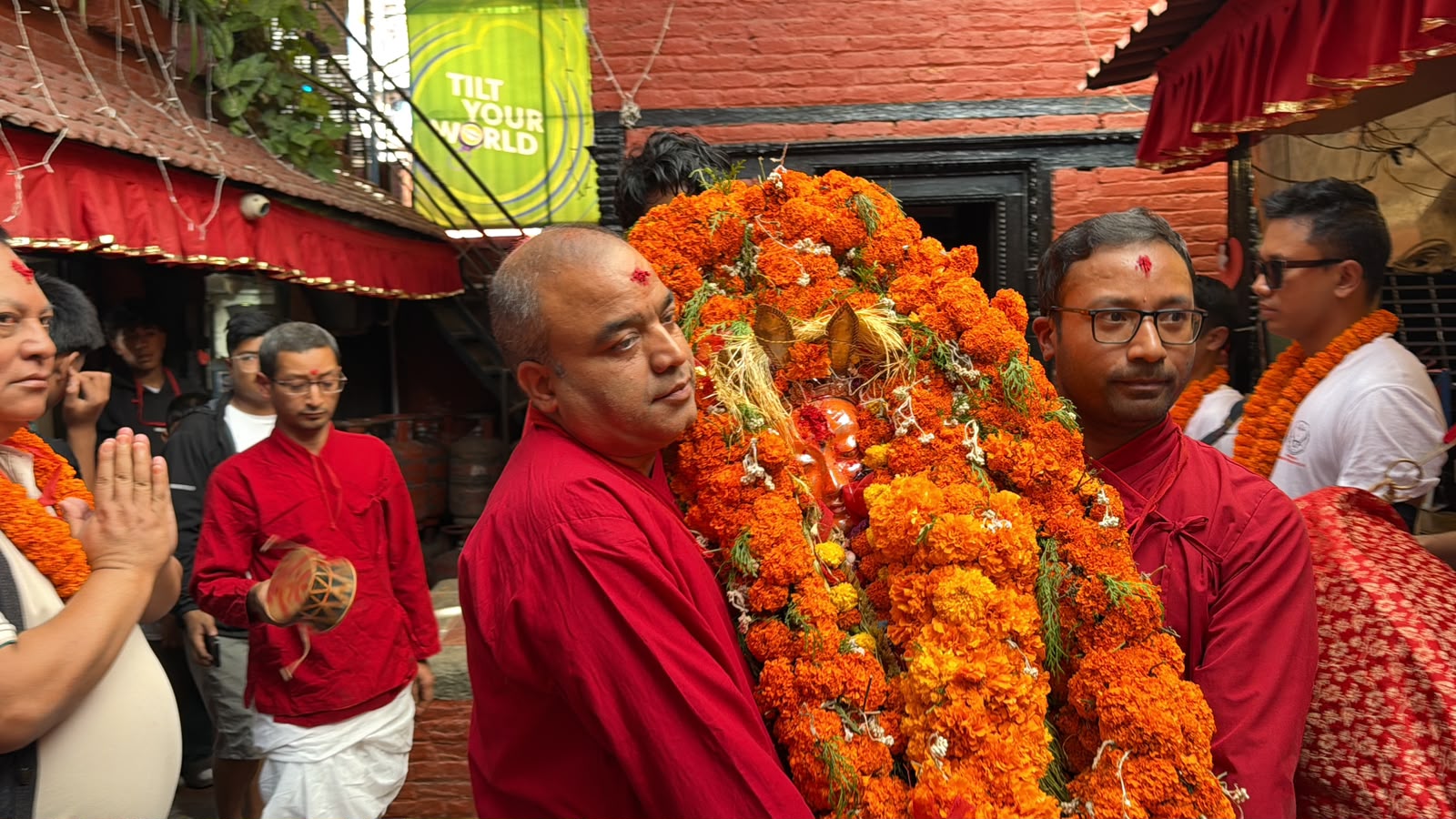 ललितपुरमा मानमानेश्वरी भवानीको ऐतिहासिक पायो जात्रा सम्पन्न