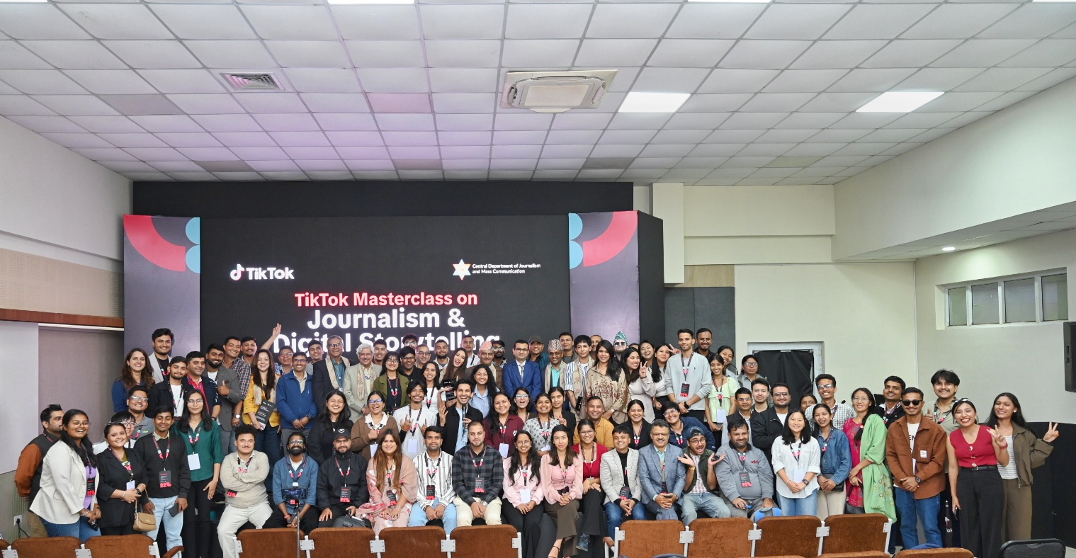 जिम्मेवार डिजिटल स्टोरीटेलिङमा त्रिविका विद्यार्थीलाई टिकटकको प्रशिक्षण