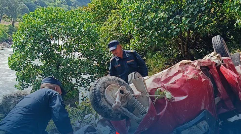 जाजरकोटमा अटो दुर्घटना हुँदा दुईको मृत्यु, तीन जना गम्भीर घाइते