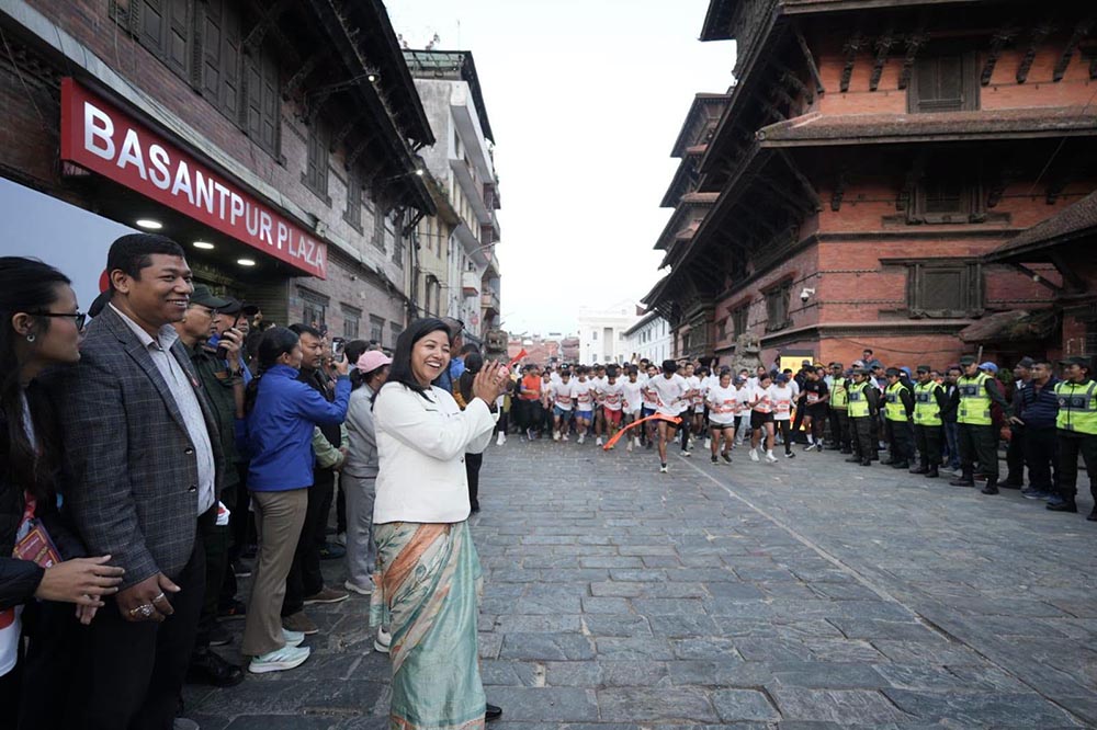 काठमाडौंमा फिल्म फेस्टिभलको पूर्वसन्ध्यामा सम्पदा दौड आयोजना