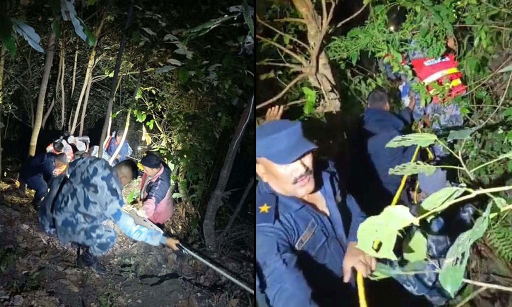 बीपी राजमार्गको सेल्फीडाँडामा हायस माइक्रो बस दुर्घटना: तीन जना घाइते