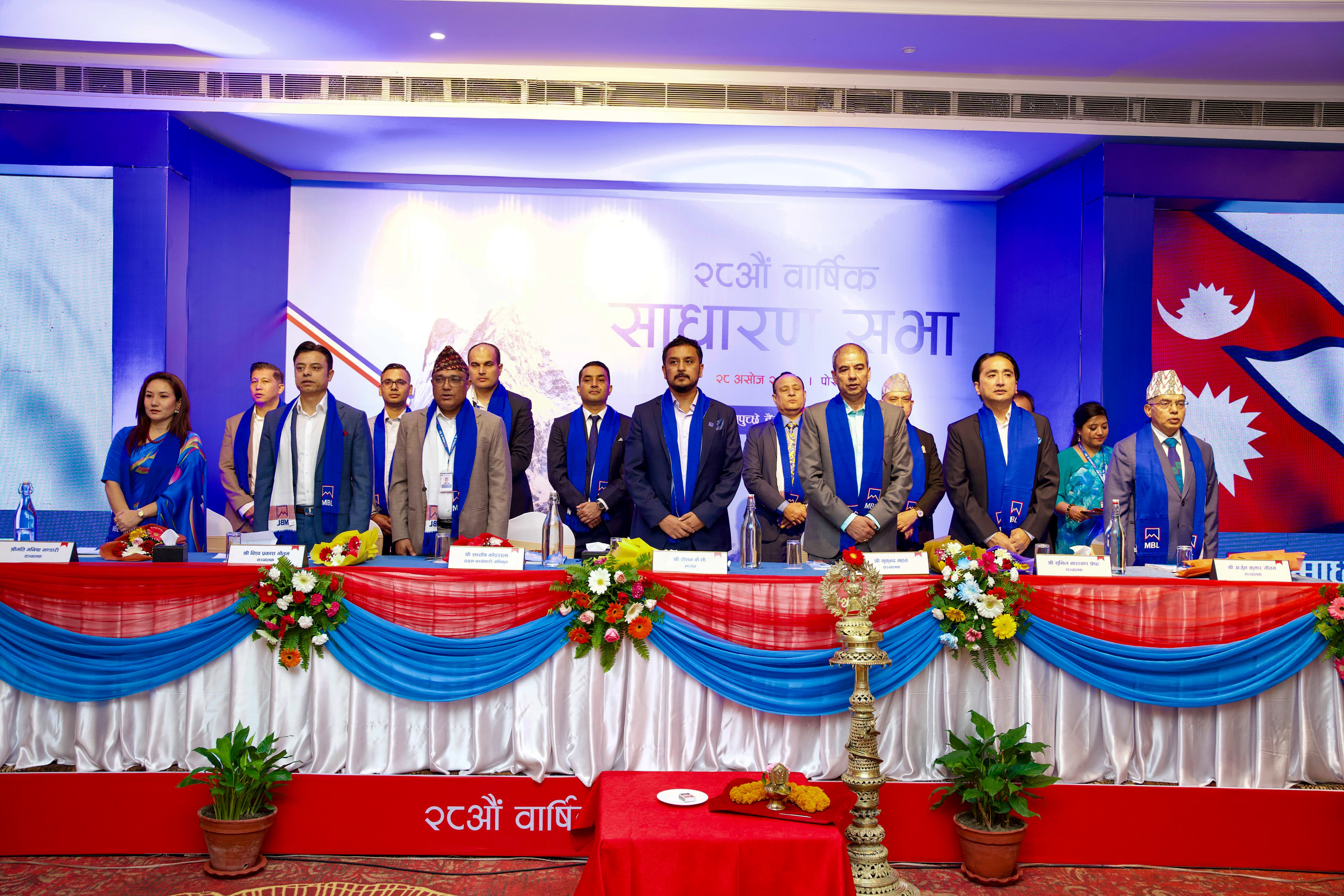 माछापुच्छ्रे बैंकको २८औं वार्षिक साधारण सभा : रोशन के.सी. पुनः अध्यक्ष, ६ प्रतिशत लाभांश पारित