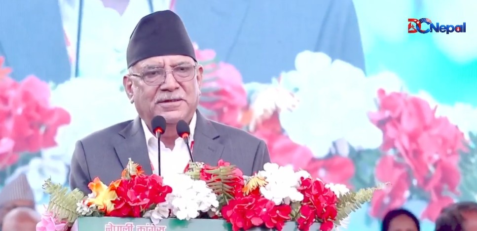 गगन थापाले कांग्रेसमा निरन्तरताको क्रमभंग गरे, अब देशको नेतृत्व गर्ने बाटोमा हिँड्नुस् : प्रचण्ड