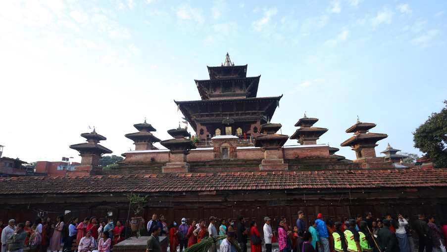 वर्षमा एक दिन खुल्ने ऐतिहासिक तलेजु भवानी मन्दिर महानवमीका अवसरमा सर्वसाधारणका लागि खुला