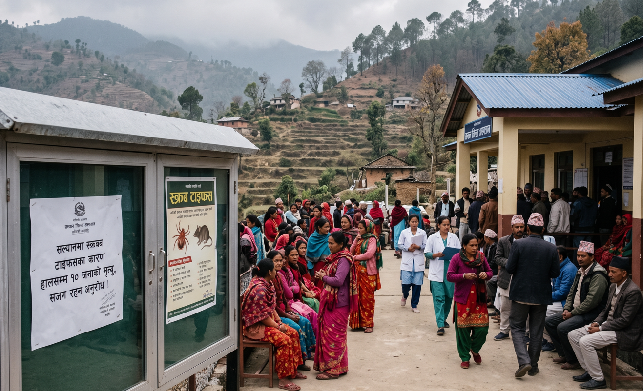 सल्यानमा स्क्रब टाइफसबाट मृत्यु हुनेको संख्या १० पुग्यो, दार्मामा मात्रै २८१ जना संक्रमित