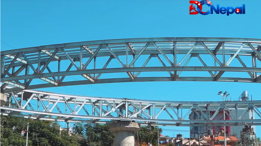 लिफ्टसहितको कुसुन्तीको आकाशे पुल दुई महिनाभित्र सञ्चालनमा आउने (भिडियोसहित)