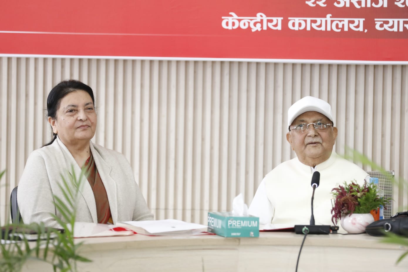 एमालेको वरिष्ठ नेता बनेकी पूर्वराष्ट्रपति विद्यादेवी भण्डारी पहिलोपटक स्थायी कमिटी बैठकमा (तस्बिर)