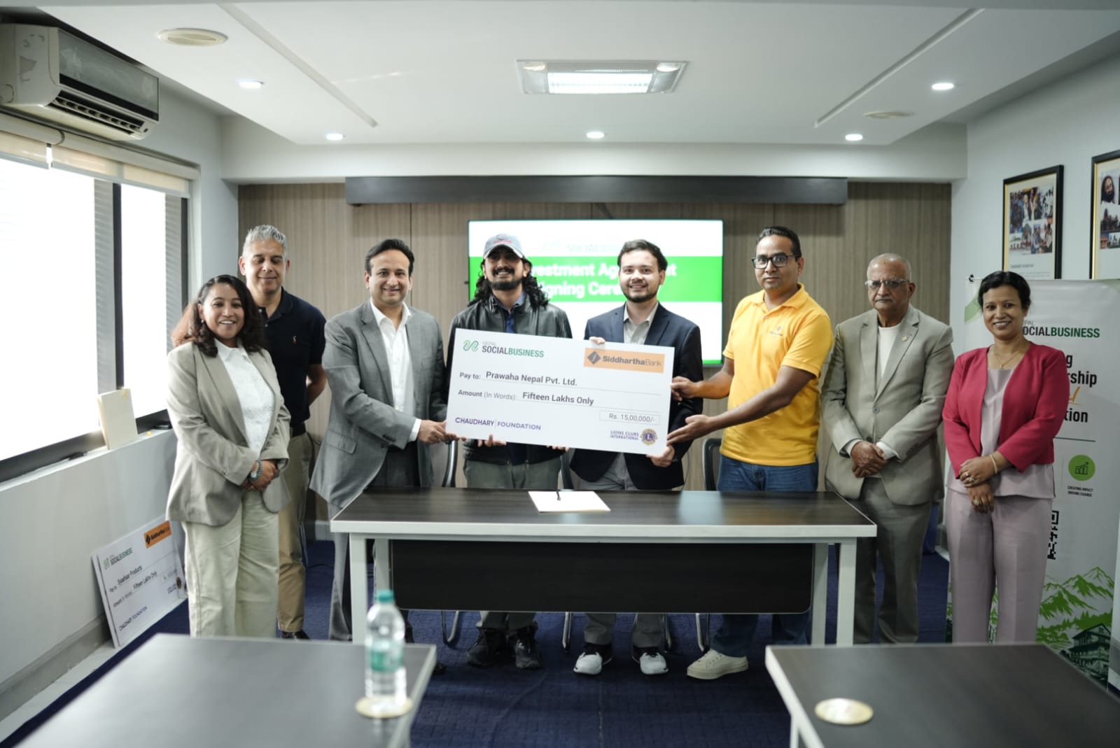 नेपाल सोसल बिजनेसद्वारा तीन सामाजिक उद्यममा ५५ लाख रुपैयाँ लगानी घोषणा