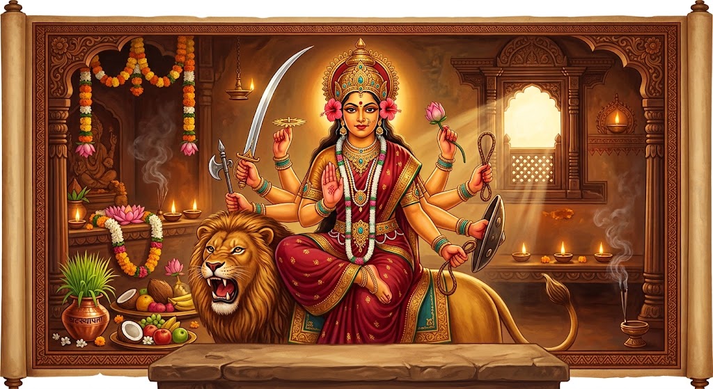 नवरात्रको छैटौं दिन आज कात्यायनी देवीको विशेष पूजा आराधना गरिँदै