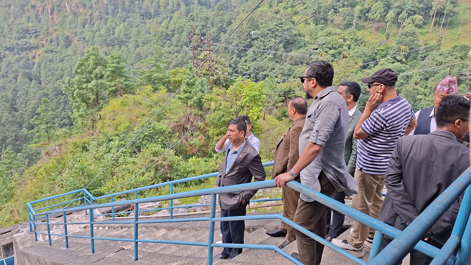 ऊर्जा मन्त्री श्रेष्ठद्वारा कुलेखानी जलविद्युत् ड्यामको निरीक्षण, बाँध जोखिममुक्त