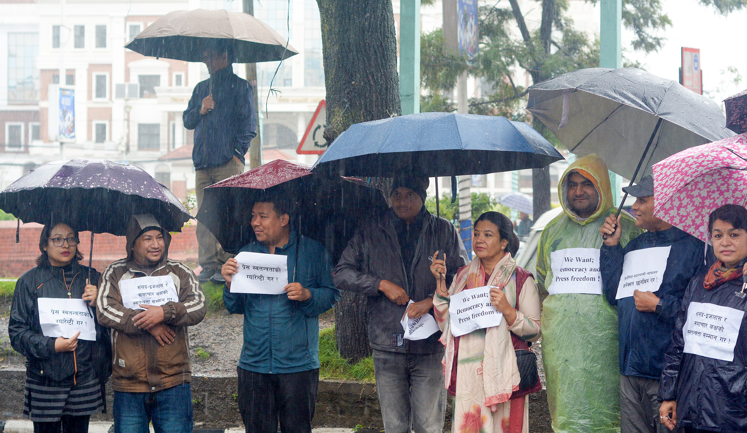प्रहरी धरपकड र पक्राउविरुद्ध पत्रकारहरु सडकमा