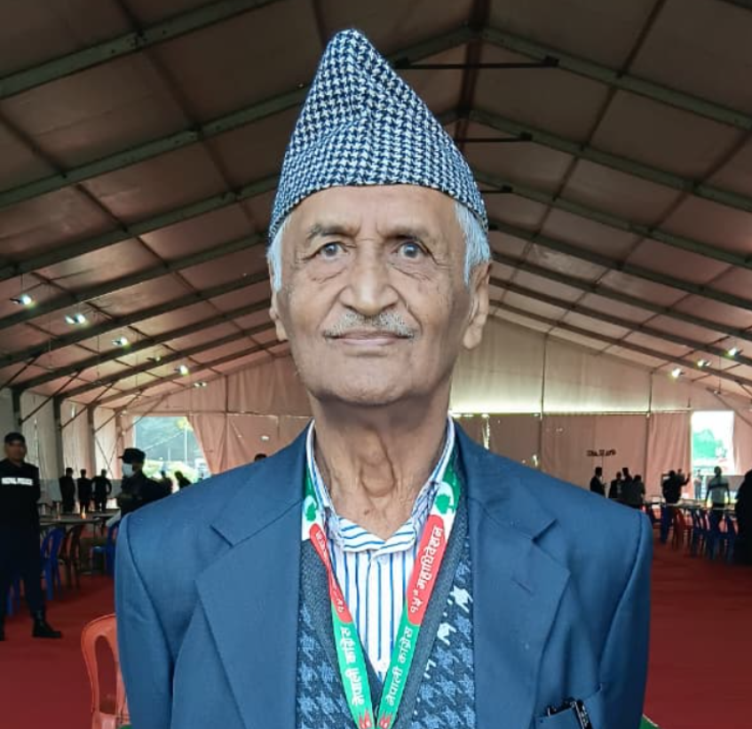 कांग्रेस महाधिवेशनमा मतदान जारी, ७७ वर्षीय शिवाकोटीले गरे पहिलो मतदान
