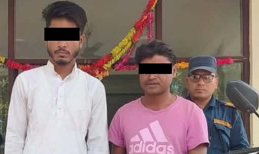 झापामा खैरो हेरोइनसहित दुई जना पक्राउ