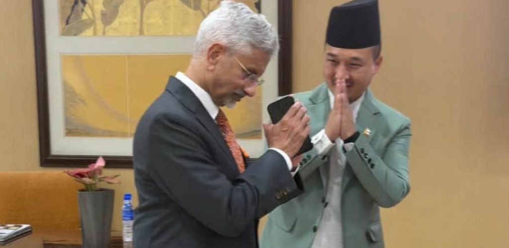 भारतीय विदेशमन्त्री जयशंकर र गृहमन्त्री सुधन गुरुङबीच नयाँ दिल्लीमा भेटवार्ता
